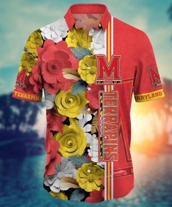 Maryland Terrapins NCAA Flower Hawaii Shirt For Fans Ver 24
