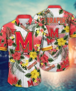 Maryland Terrapins NCAA Flower Hawaii Shirt For Fans Ver 29