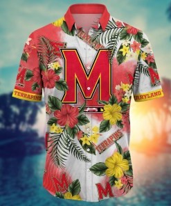 Maryland Terrapins NCAA Flower Hawaii Shirt For Fans Ver 29
