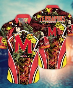 Maryland Terrapins NCAA Flower Hawaii Shirt For Fans Ver 32