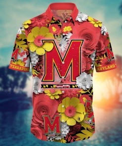 Maryland Terrapins NCAA Flower Hawaii Shirt For Fans Ver 35