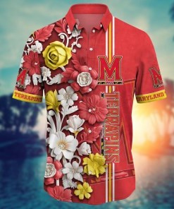 Maryland Terrapins NCAA Flower Hawaii Shirt For Fans Ver 37