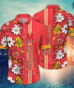 Maryland Terrapins NCAA Flower Hawaii Shirt For Fans Ver 5