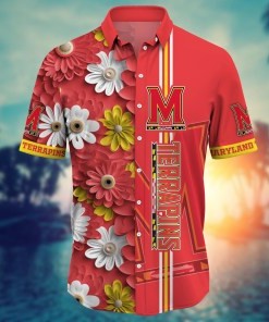 Maryland Terrapins NCAA Flower Hawaii Shirt For Fans Ver 5