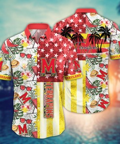 Maryland Terrapins NCAA Flower Hawaii Shirt For Fans Ver 7