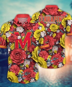 Maryland Terrapins NCAA Flower Hawaii Shirt For Fans Ver 8