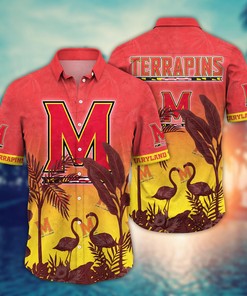 Maryland Terrapins NCAA Flower Hawaii Shirt For Fans Ver 9