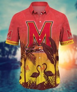 Maryland Terrapins NCAA Flower Hawaii Shirt For Fans Ver 9