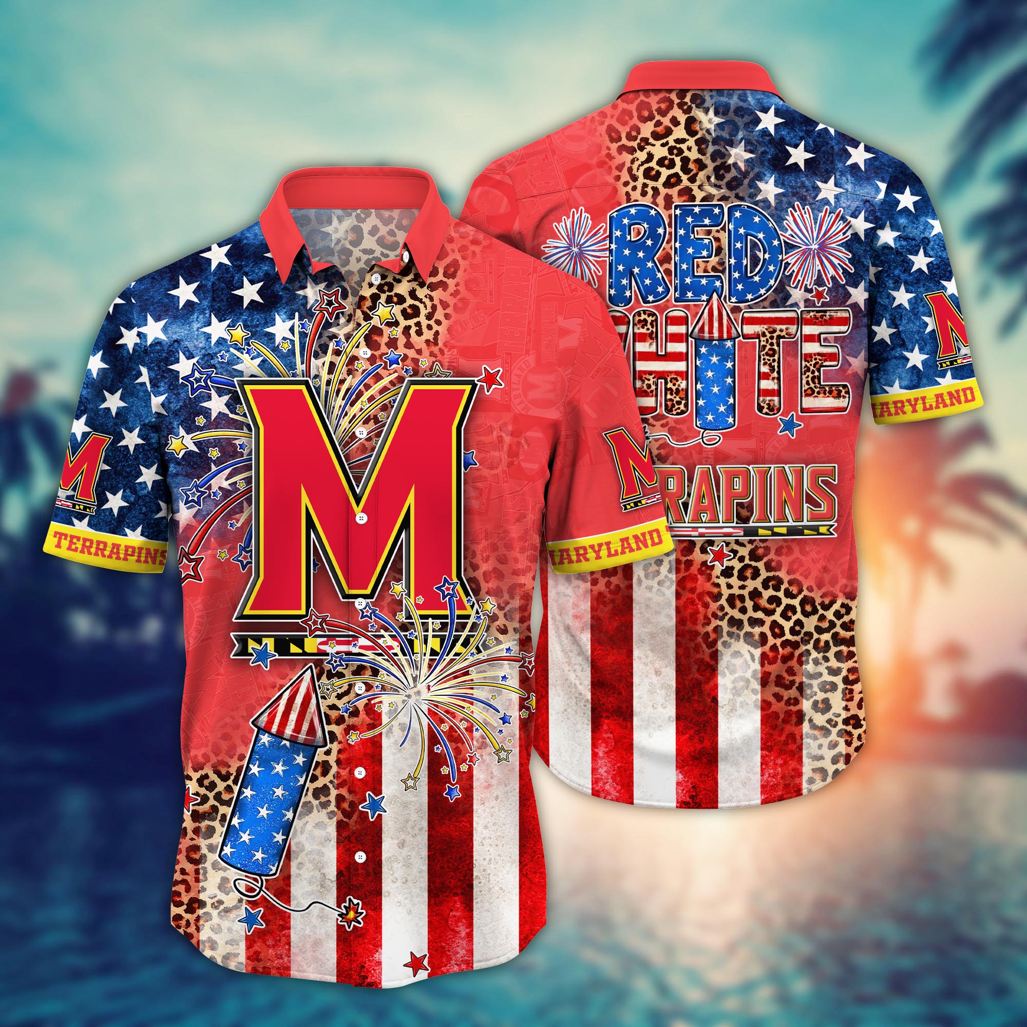 Maryland Terrapins NCAA Hawaii Shirt Ver 1