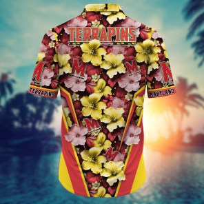 Maryland Terrapins NCAA Hawaiian Shirt, Aloha Shirt Ver 1