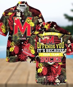 Maryland Terrapins Stress Blessed Obsessed Summer Beach Hawaiian Shirt Ver 1