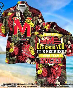 Maryland Terrapins This Flag Offends You Summer Beach Hawaiian Shirt