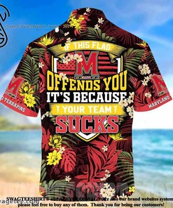 Maryland Terrapins This Flag Offends You Summer Beach Hawaiian Shirt