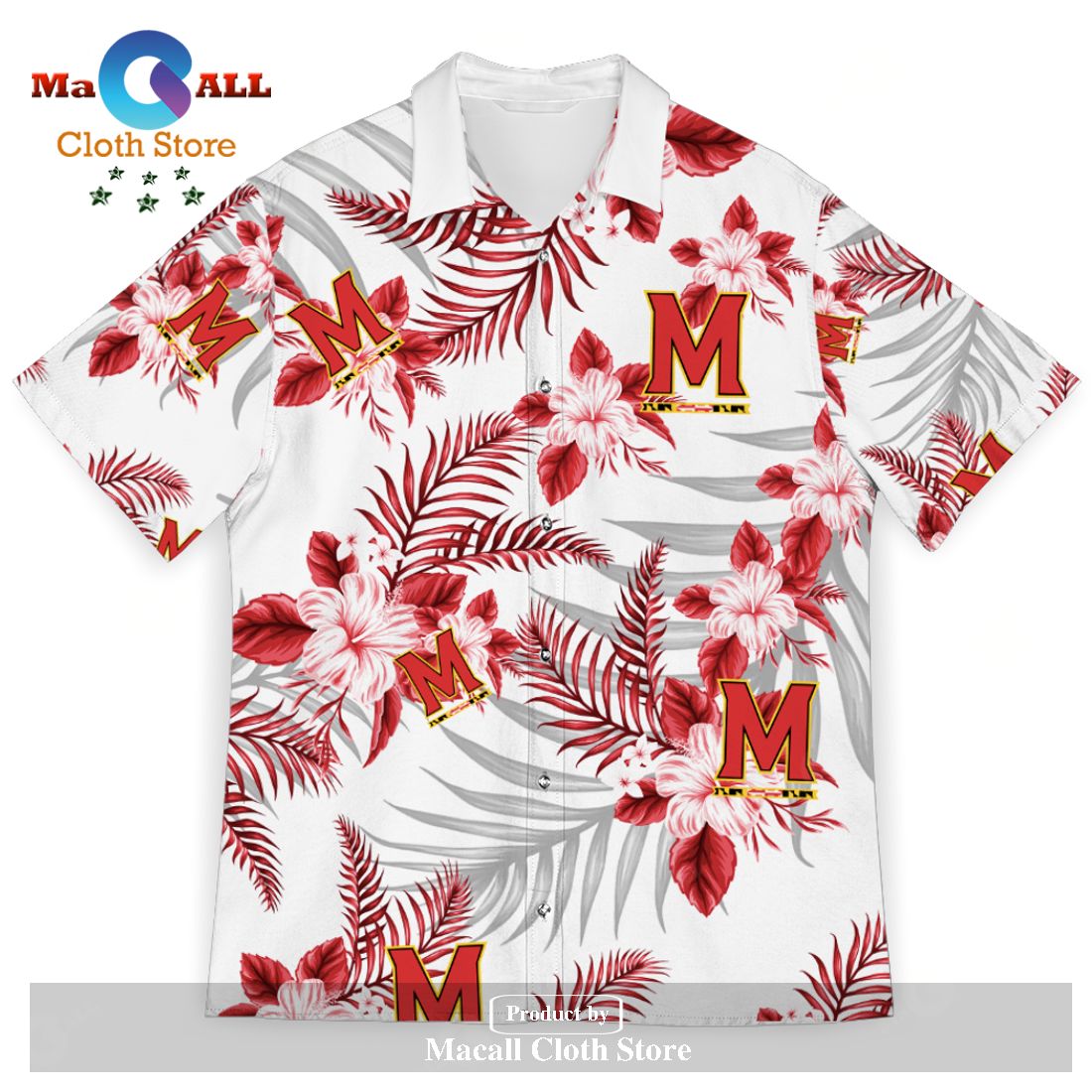 Maryland Terrapins Unisex Hawaii Shirt