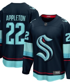 Mason Appleton Seattle Kraken Fanatics Branded Home Breakaway Player Jersey - Deep Sea Blue Nhl