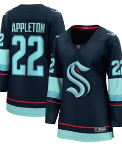 Mason Appleton Seattle Kraken Fanatics Branded Womens Home Breakaway Player Jersey - Deep Sea Blue Nhl