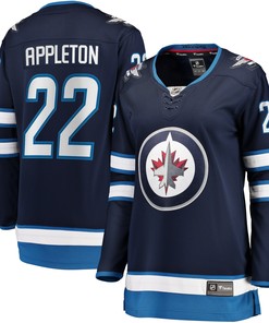 Mason Appleton Winnipeg Jets Fanatics Branded Womens Home Breakaway Jersey - Navy Nhl