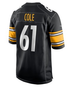 Mason Cole Pittsburgh Steelers Game Player Jersey - Black