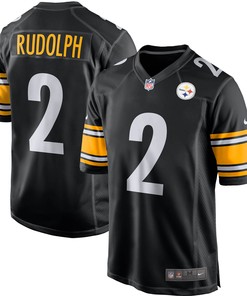 Mason Rudolph Pittsburgh Steelers Game Player Jersey - Black Nfl