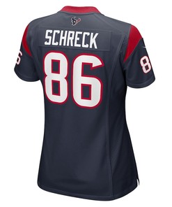 Mason Schreck Houston Texans Women's Game Player Jersey - Navy
