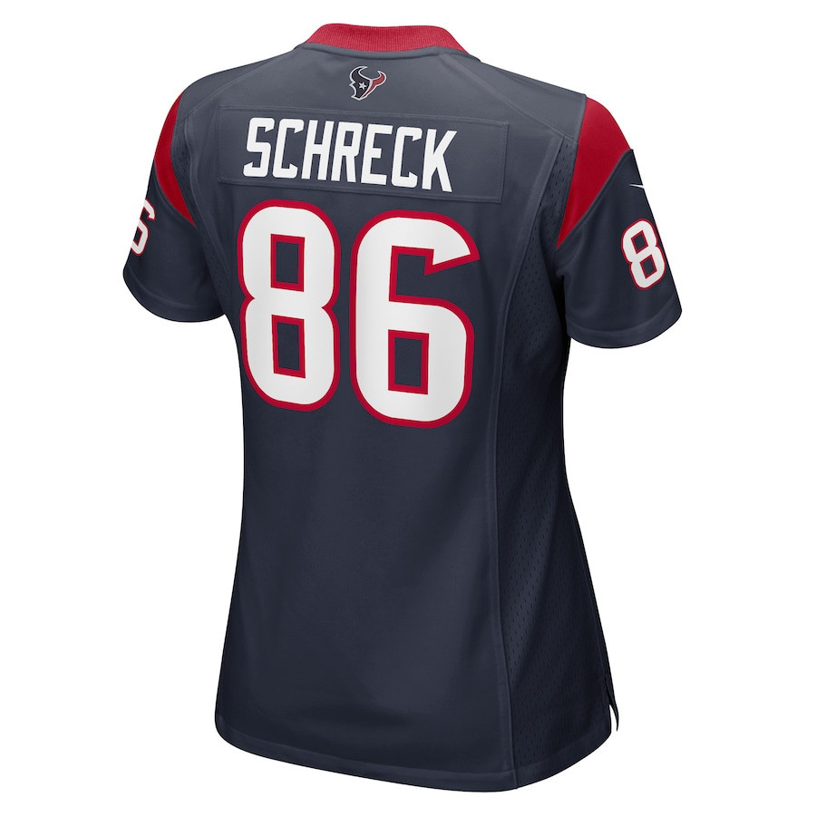 Mason Schreck Houston Texans Women's Game Player Jersey - Navy