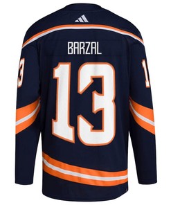Mathew Barzal 13 New York Islanders Reverse Retro 2.0 Jersey - Navy