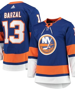 Mathew Barzal New York Islanders Adidas Home Primegreen Authentic Pro Player Jersey - Royal Nhl