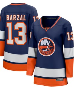 Mathew Barzal New York Islanders Fanatics Branded Womens 2020/21 Special Edition Breakaway Player Jersey - Orange Nhl
