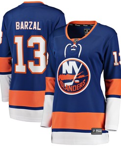 Mathew Barzal New York Islanders Fanatics Branded Womens Home Premier Breakaway Player Jersey - Royal Nhl