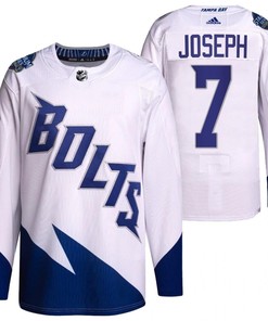 Mathieu Joseph 2022 Stadium Series Lightning 7 White Primegreen Jersey Jersey