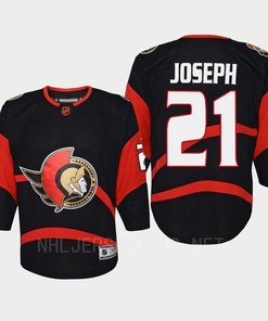 Mathieu Joseph 21 Ottawa Senators 2022 Special Edition 2.0 Retro Youth Jersey Black