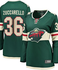 Mats Zuccarello Minnesota Wild Fanatics Branded Womens 2017 Breakaway Player Jersey - Green Nhl