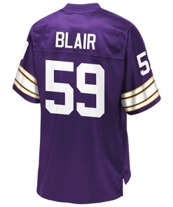 Matt Blair Minnesota Vikings Nfl Pro Line Retired Player Jersey - Purple