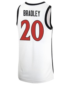 Matt Bradley 20 San Diego State Aztecs 2023 Basketball Jersey MW Logo- Men White
