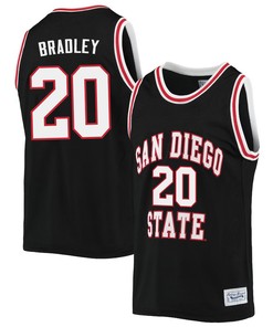 Matt Bradley 20 San Diego State Aztecs 2023 Basketball Jersey- Men Black