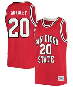 Matt Bradley 20 San Diego State Aztecs 2023 Basketball Jersey- Men Red