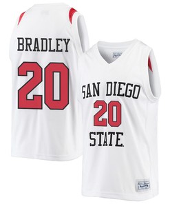 Matt Bradley 20 San Diego State Aztecs 2023 Basketball Jersey- Men White