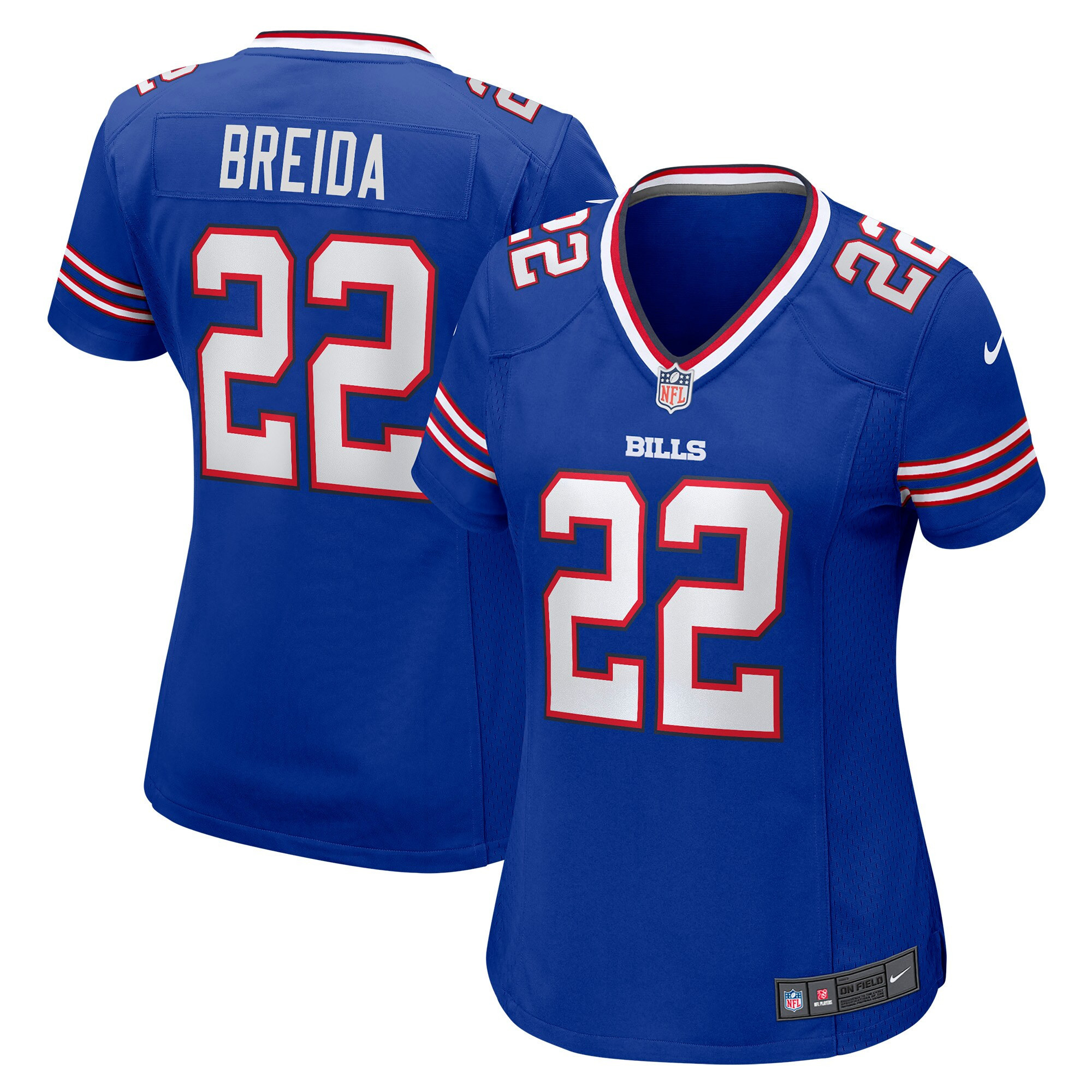 Matt Breida Buffalo Bills Womens Game Jersey - Royal Nfl