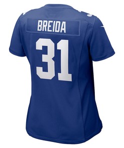 Matt Breida New York Giants Women's Game Jersey - Royal