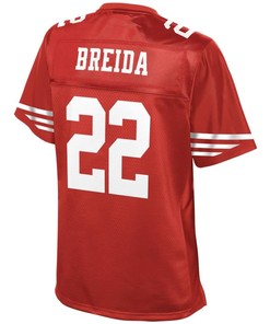 Matt Breida San Francisco 49ers Nfl Pro Line Womens Player Jersey - Scarlet