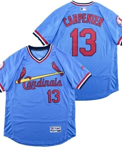 Matt Carpenter #13 St Louis Cardinals 2020 Mlb Blue Jersey