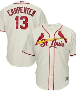 Matt Carpenter St. Louis Cardinals Cool Base Player Jersey - Cream
