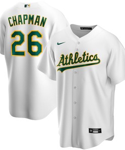 Matt Chapman Oakland Athletics Home Replica Player Jersey - White Mlb
