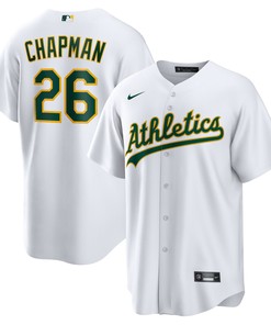 Matt Chapman Oakland Athletics Home Replica Player Name Jersey - White Mlb