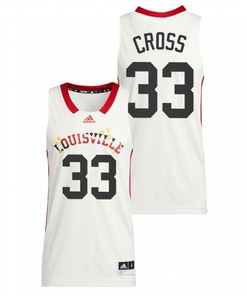 Matt Cross 33 Louisville Cardinals 2022 Basketball Honoring Black Excellence Men Jersey - White
