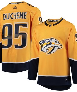 Matt Duchene Nashville Predators Adidas Home Authentic Player Jersey - Gold Nhl