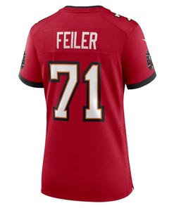 Matt Feiler 71 Tampa Bay Buccaneers Women's Game Jersey - Red