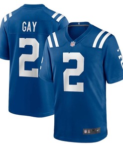 Matt Gay 2 Indianapolis Colts Game Player Jersey - Royal