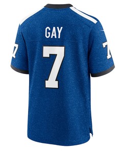 Matt Gay 7 Indianapolis Colts Indiana Nights Alternate Game Men Jersey - Royal