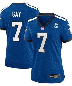 Matt Gay 7 Indianapolis Colts Indiana Nights Alternate Game Women Jersey - Royal
